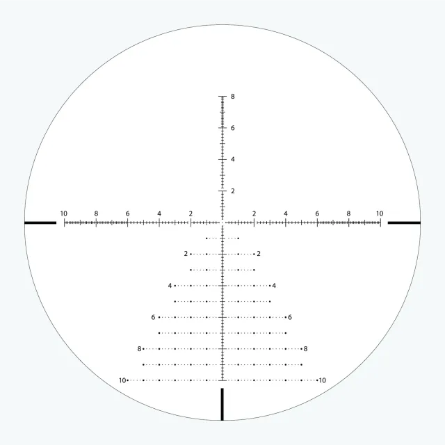 Midas Tac GEN2 HD 6-24x50 FFP MIL Kikarsikte