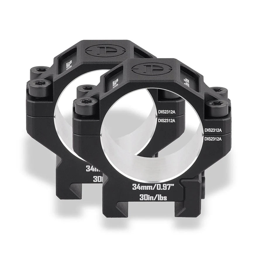 34 mm Picatinnyringar 7075 Aluminium