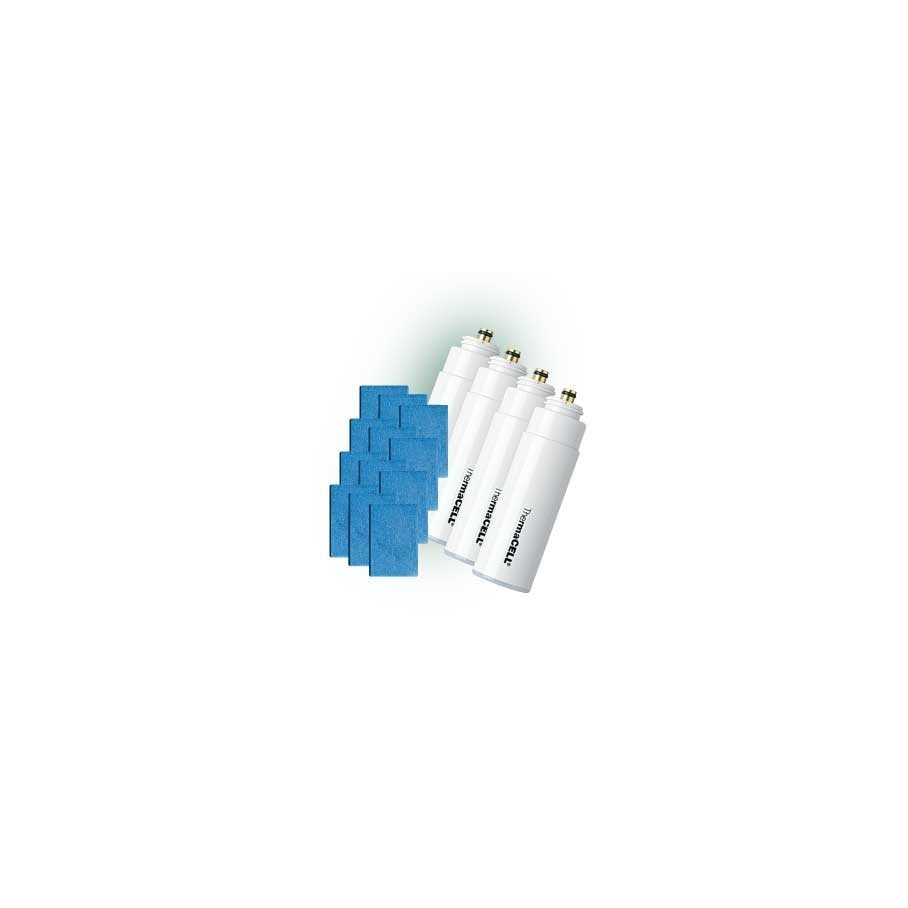 Refill 4-pack, 4 gaspatroner/12 mattor EN STL