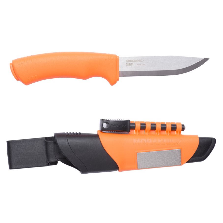 Bushcraft survival Orange Rostfritt stål ORANGE / EN STL