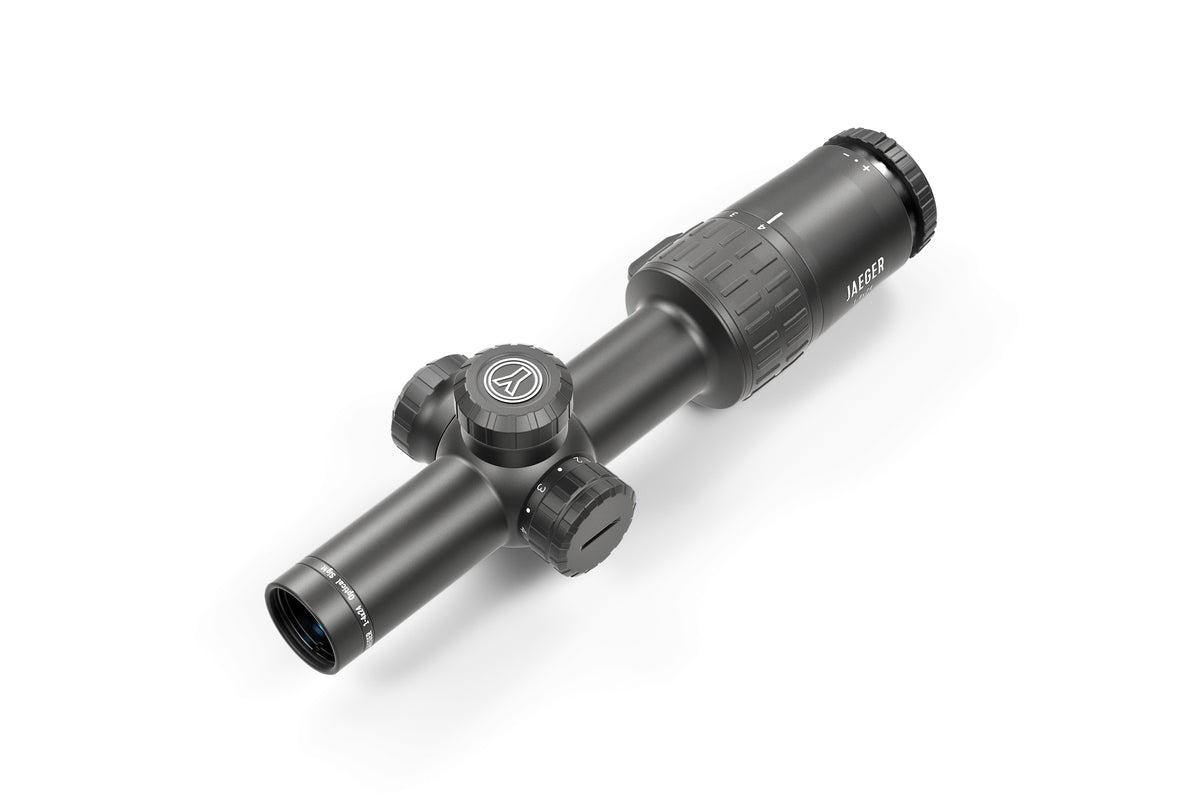 Jaeger 1-4x24 Belyst Kikarsikte T01i SVART / 30 MM