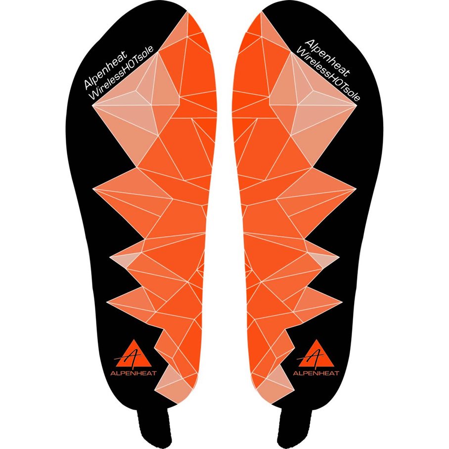 Värmesulor Trådlösa Hotsole Med Li-Polymer Batteri SVART/ORANGE / L/XL