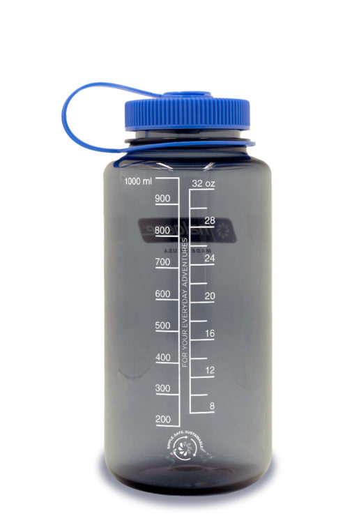 Flaska Sustain 1 liter WM grå med blå kork GRÅ / ONE SIZE
