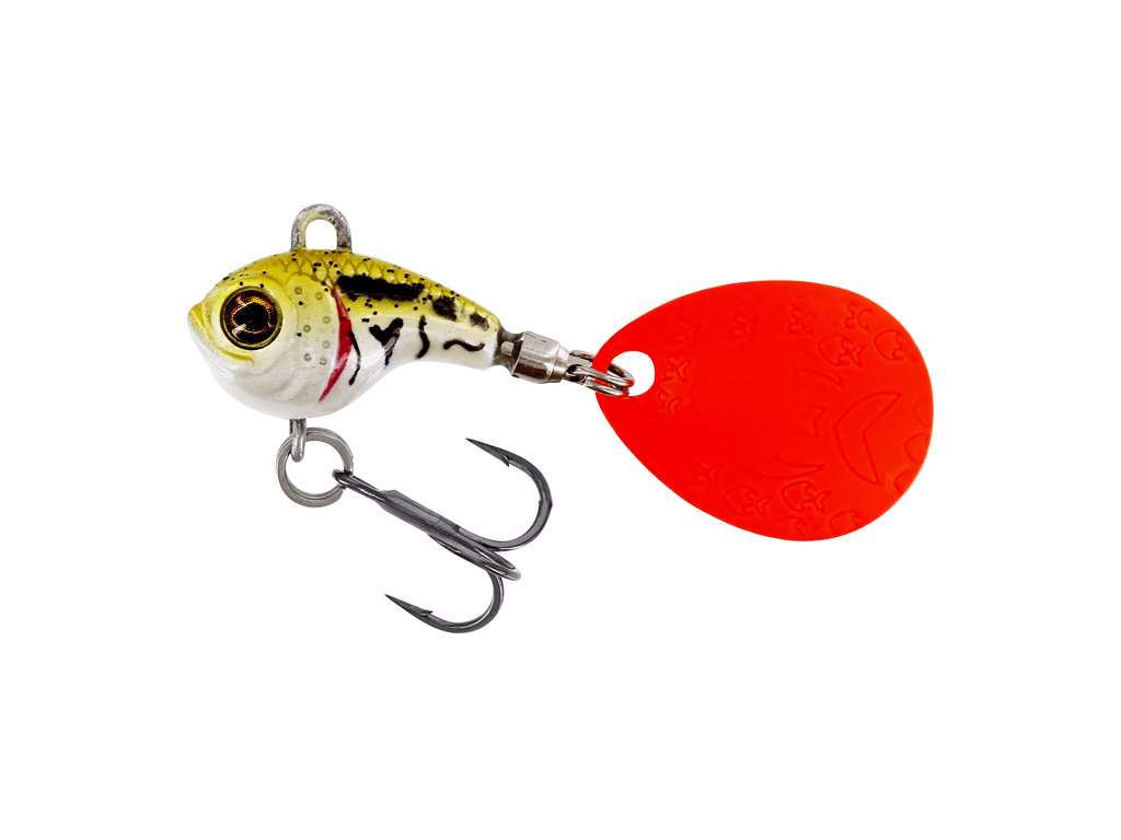 Dropbite Tungsten Spin Tail Jig FIRETIGER / 18 MM / 9 GRAM