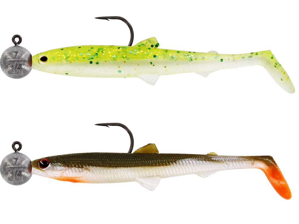 Bullteez Rigged N Ready 2-pack DARK WATER MIX / 9 CM OCH 7 GRAM