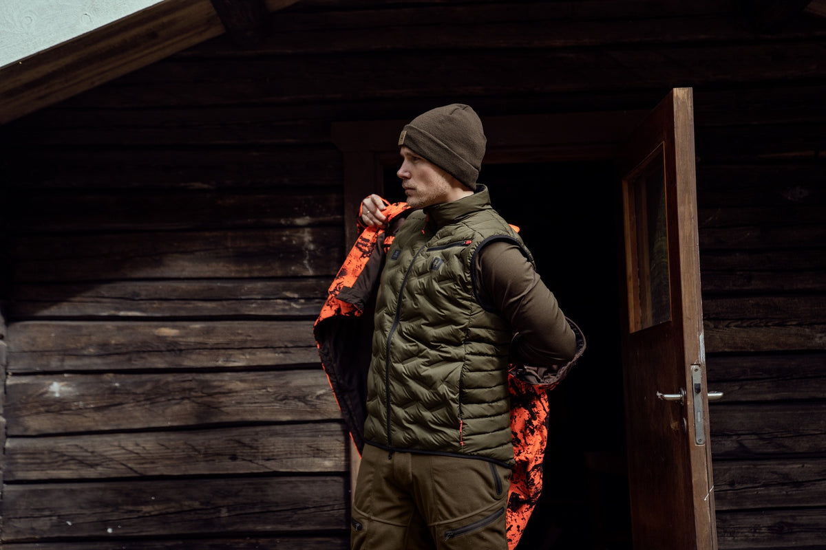 Clim8 Insulated värme väst WILLOW GREEN / XS