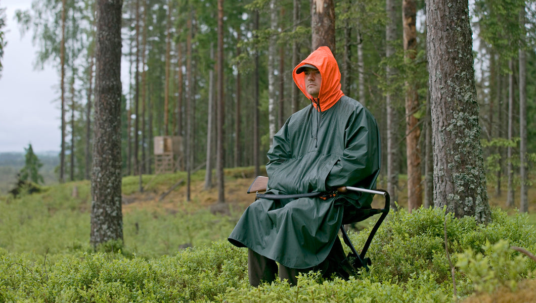 Poncho Gustav GRÖN / ONE SIZE