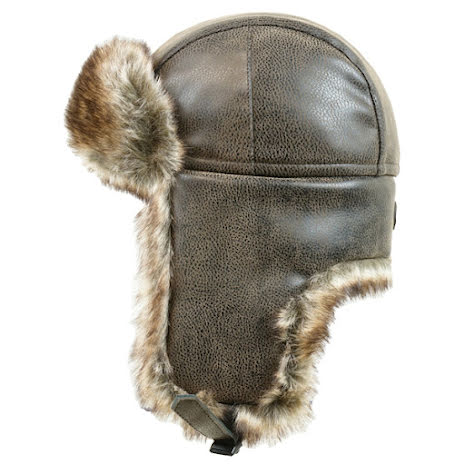 Flaps Mössa Syntetpäls Barn BRUN / 51CM - 1,5-4ÅR