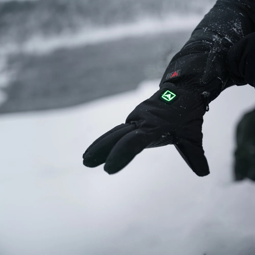 Värmevante, Fingervante Powerbank SVART / S/M