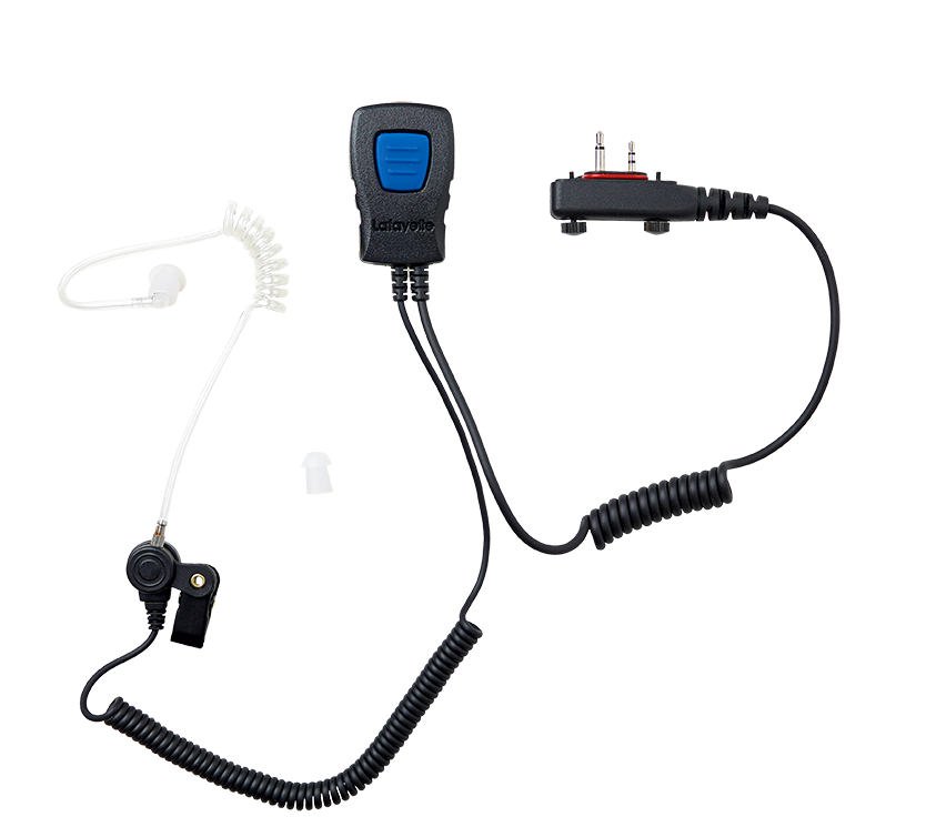 Miniheadset Security Icom SVART / ONE SIZE