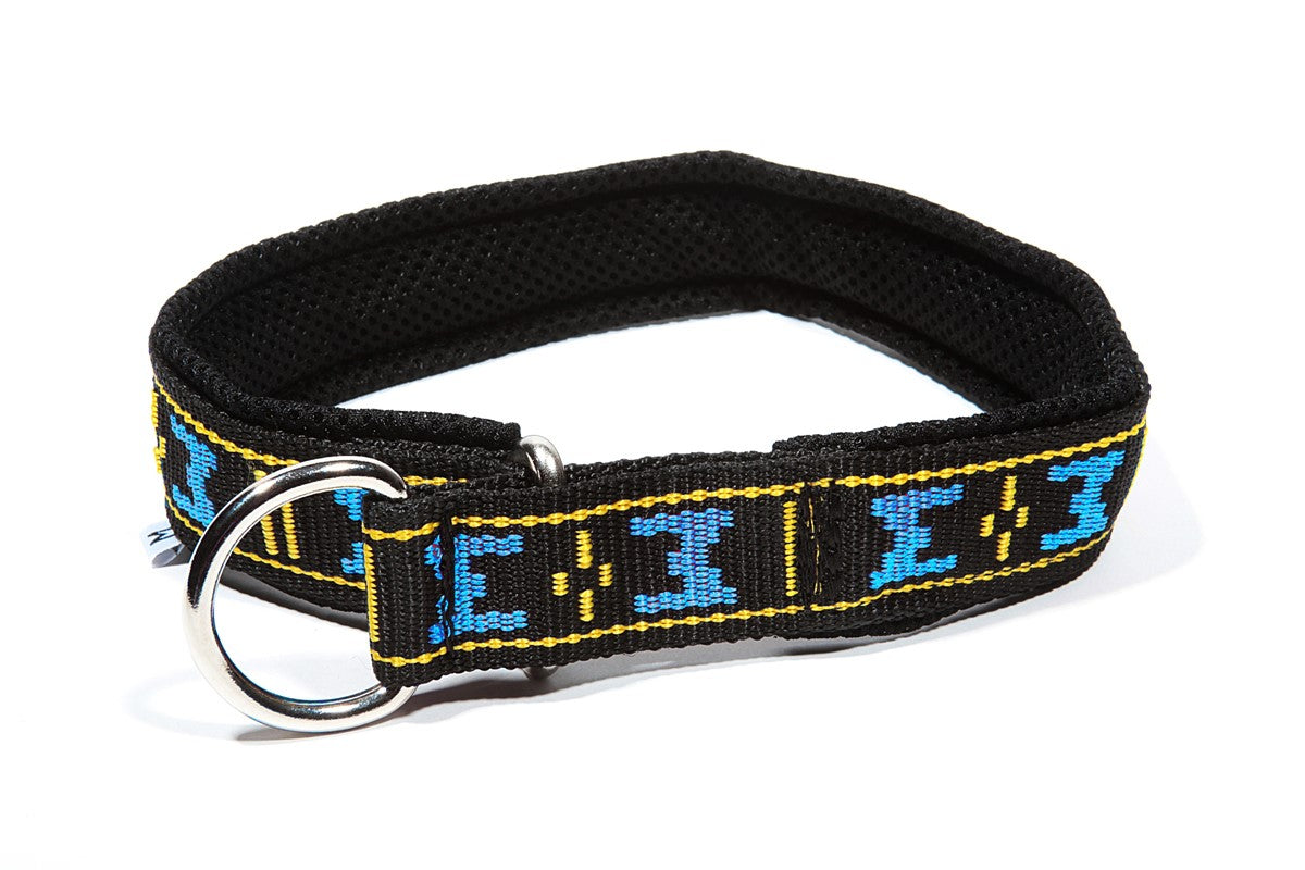 Fodrat Halsband BLÅ / XS