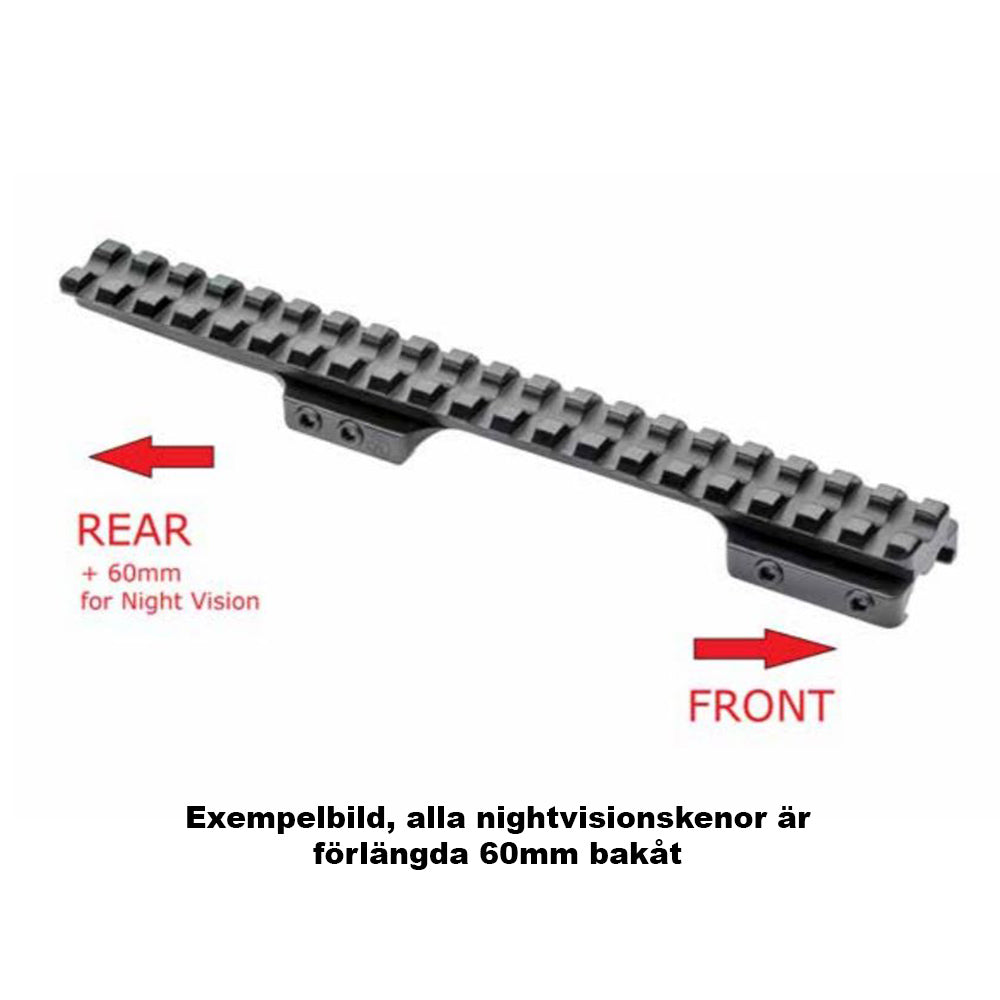 Picatinnyskenor för Nightvision BROWNING A-BOLT SA