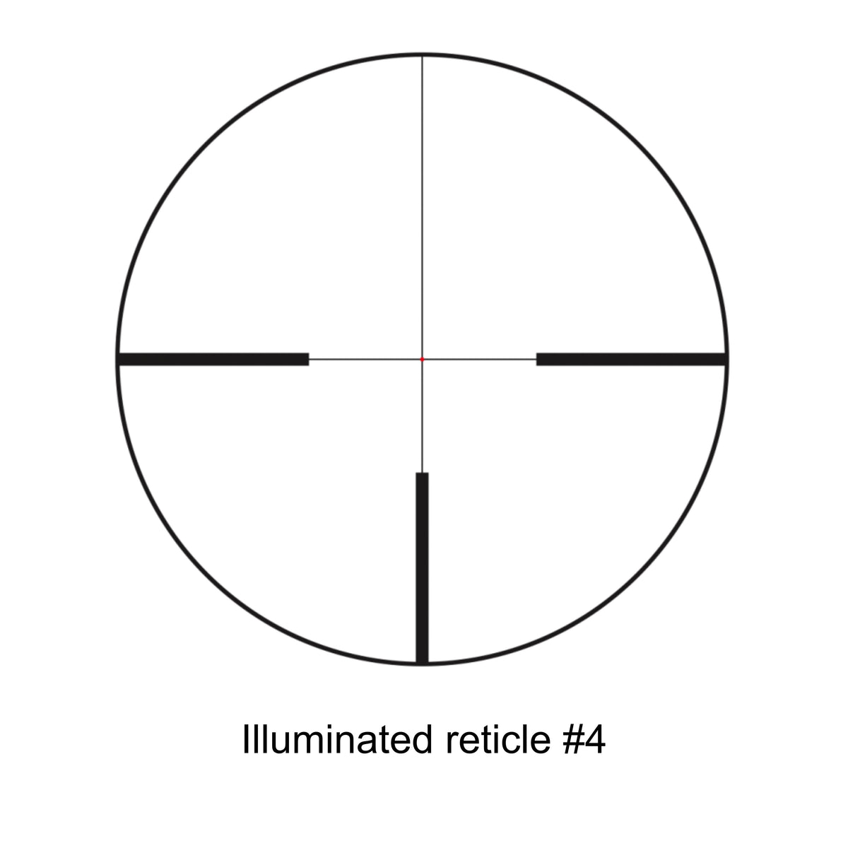 RS-4 2,5-10x50 Belyst Kikarsikte 30 MM / 50 MM