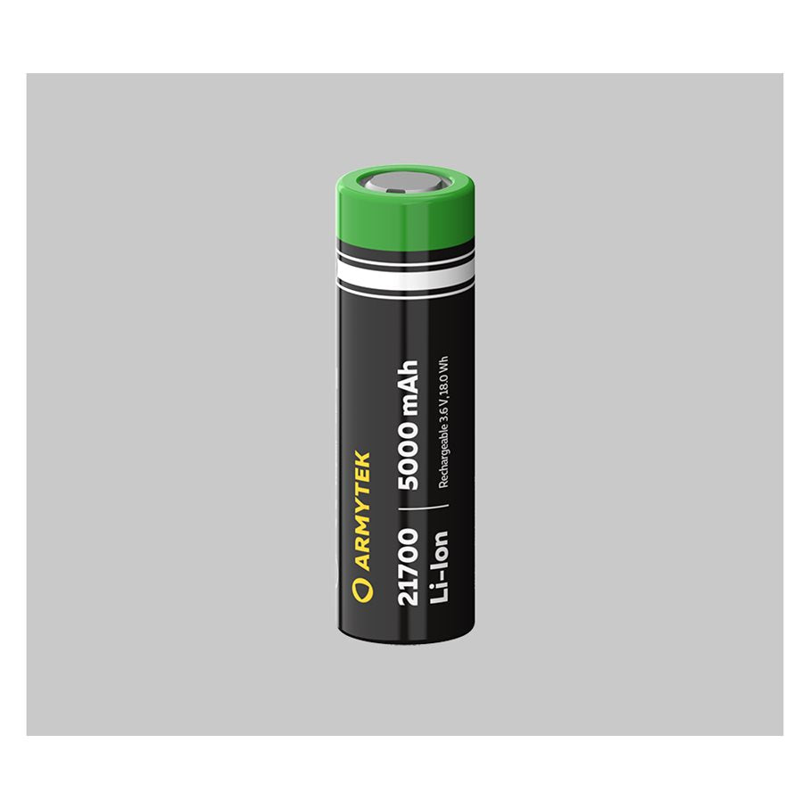 21700 Li-Ion 5000 mAh Battery Unprotected EN STL