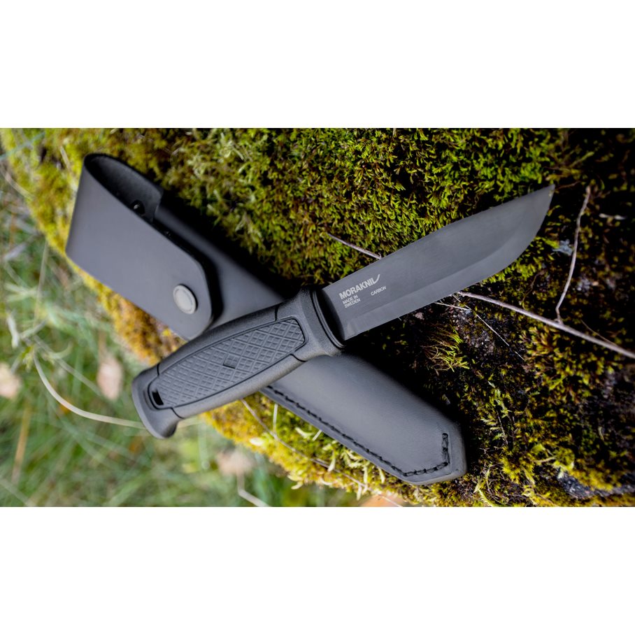 Garberg Kolstål Läderslida BLACK / EN STL