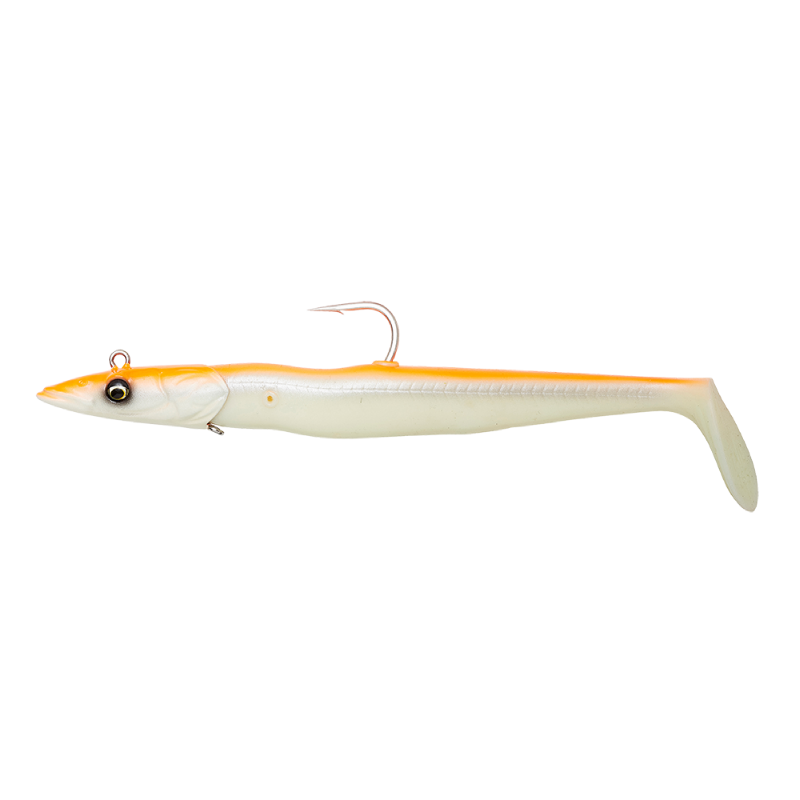 Sandeel V2 2-Pack Havsfiskebete ORANGE GLOW / 21,5 CM / 140 GRAM