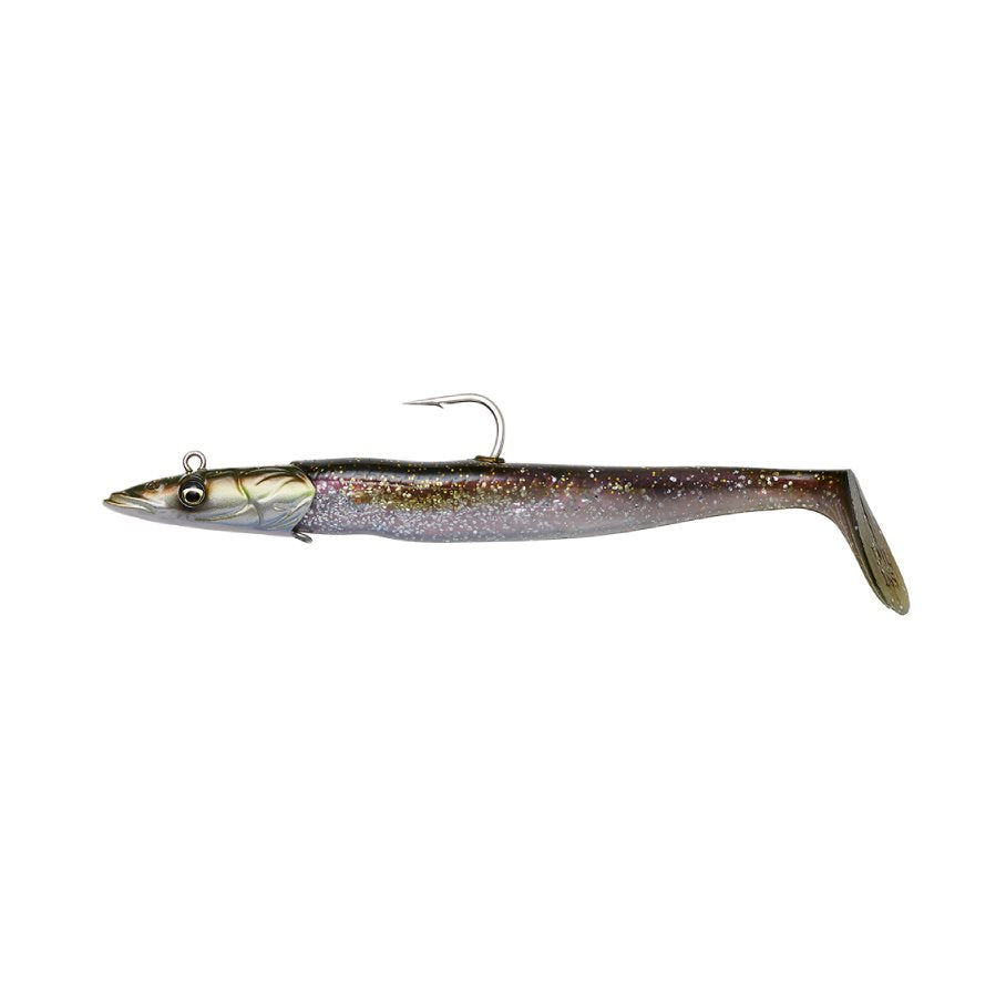 Sandeel V2 2-Pack Havsfiskebete GREEN SILVER / 21,5 CM / 140 GRAM