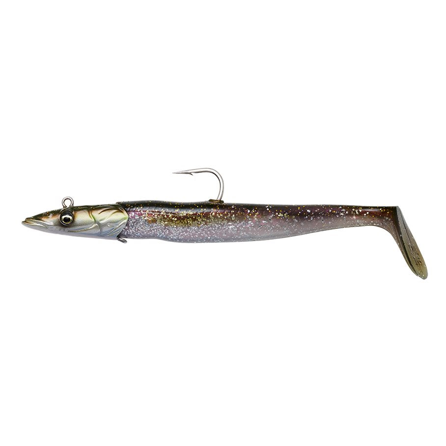 Sandeel V2 Gummibete GREEN SILVER / 27,5 CM & 275 G