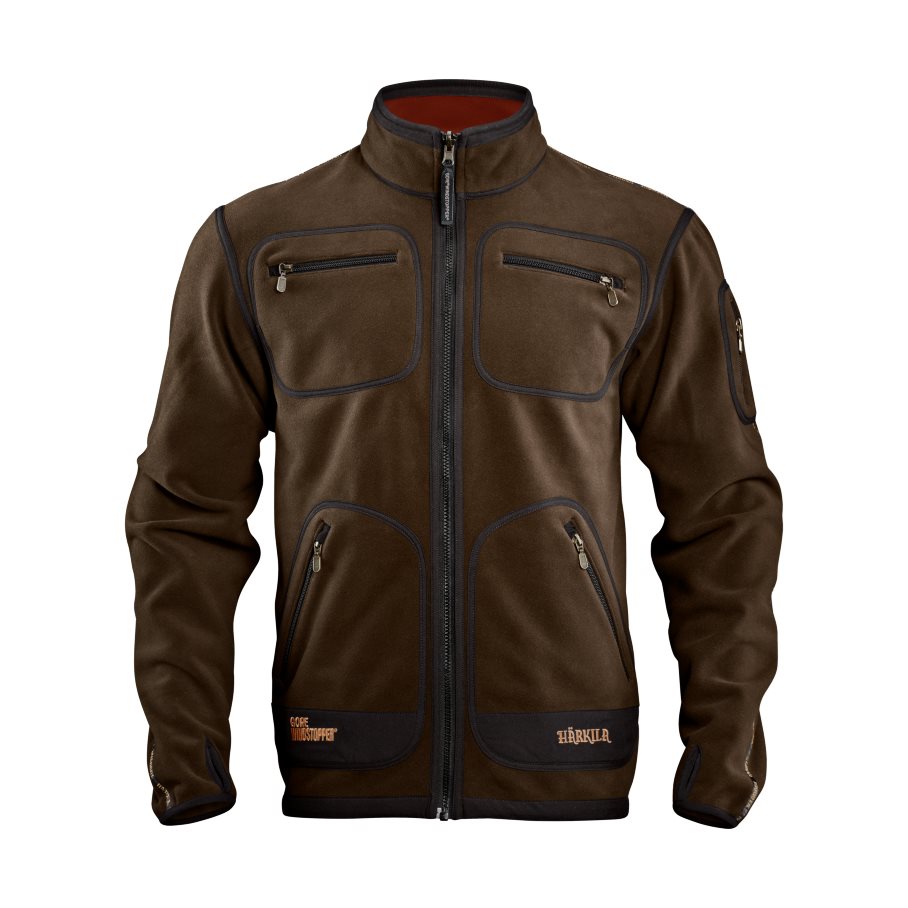 Kamko Fleece, Vändbar BRUN/RÖD / 5XL