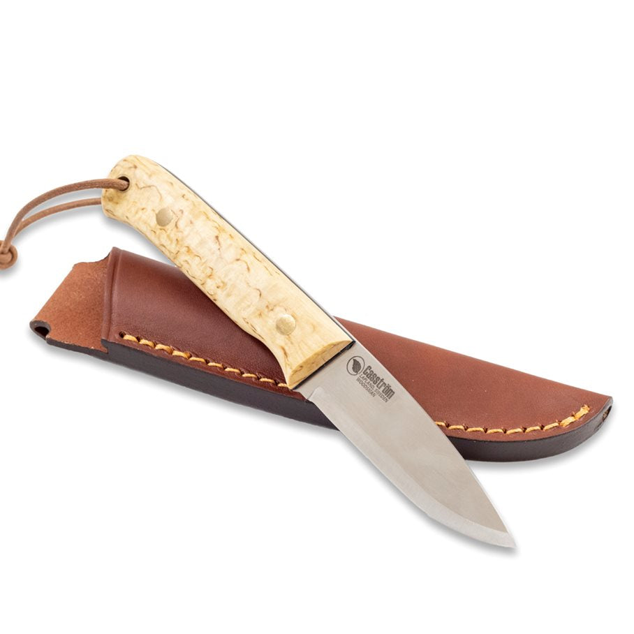 Woodsman Knife Masurbjörk Med Eldstål EN STL