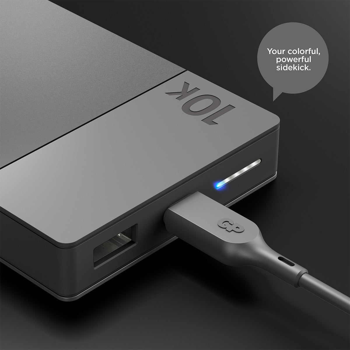 Powerbank M2 10000 mAh SVART / EN STL