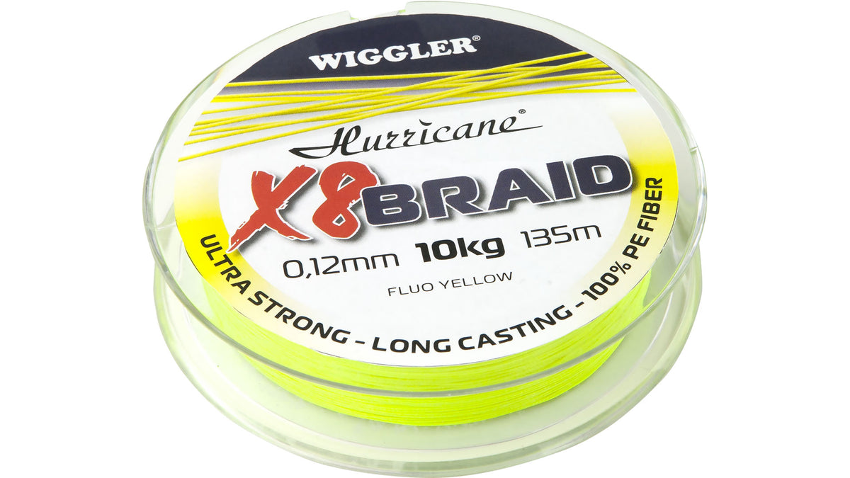 X8 Braid 135 m Flätlina YELLOW / 0,08 MM