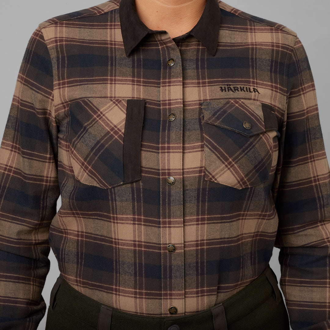 Aivak L/S Skjorta - Dam BURGUNDY / M