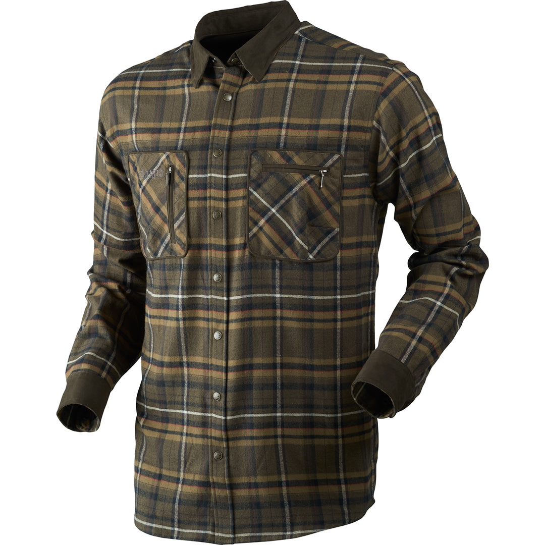 Skjorta Pajala WILLOW GREEN CHECK / XXL