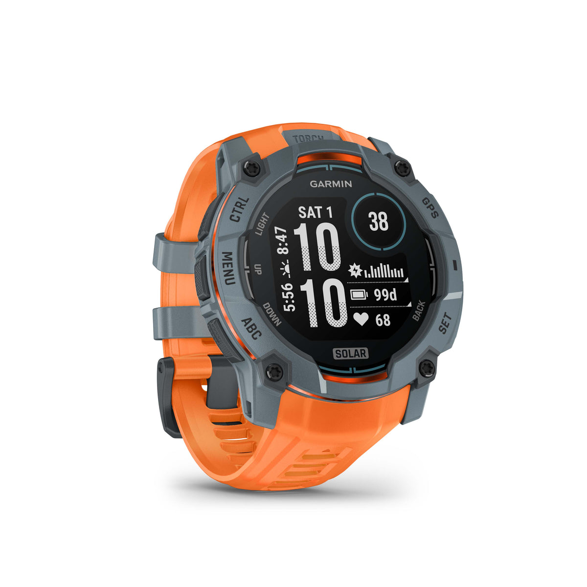 Instinct 3 Solar 50 mm BLACK/ORANGE / ONE SIZE