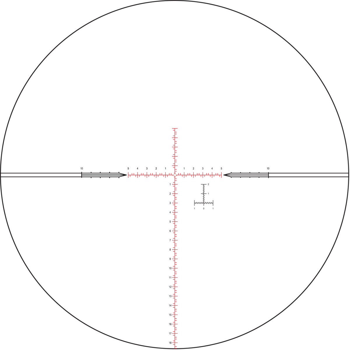 NX6 5-30x56 F1 FFP MIL Belyst Kikarsikte