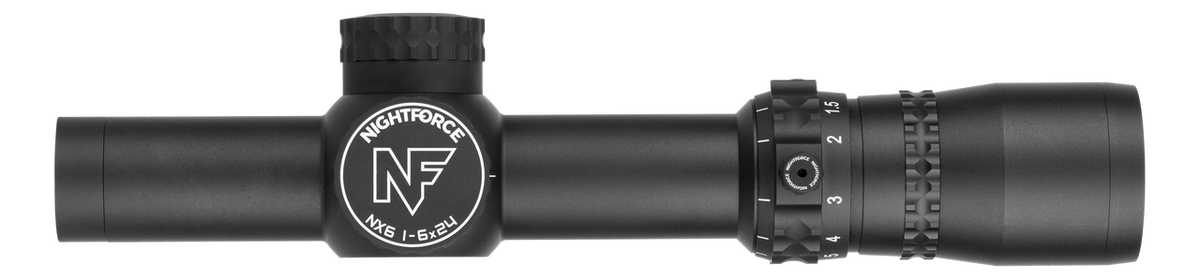NX6 1-6x24 SFP Belyst Kikarsikte