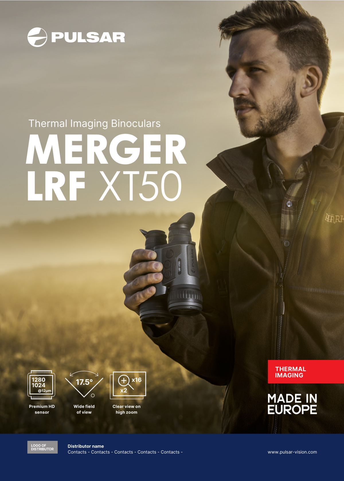 Merger LRF XT50 Värmekikare Med Laseravståndsmätare