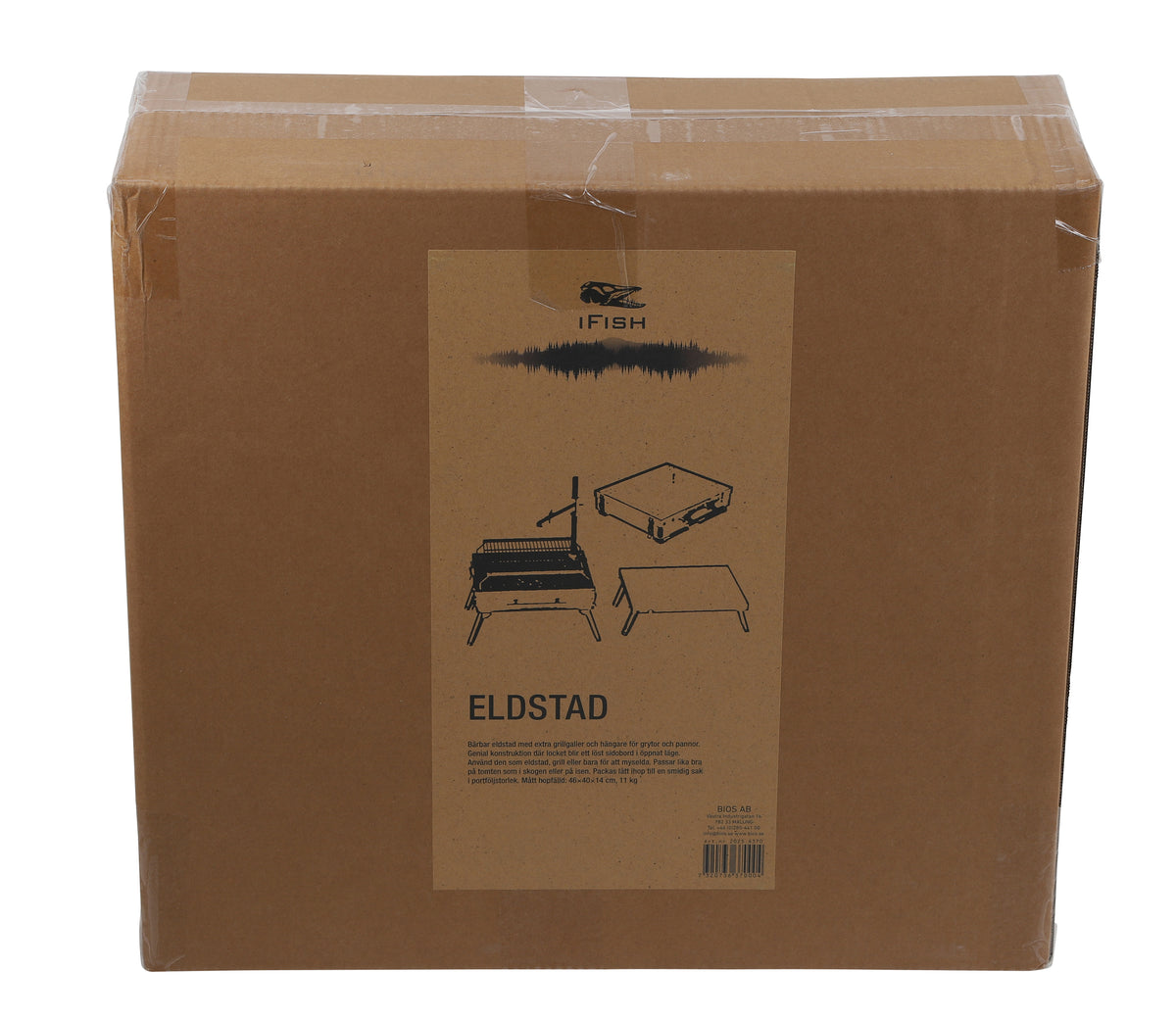 Eldbox Firebox hopfällbar eldstad