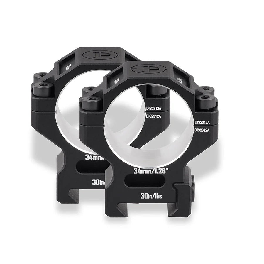 34 mm Picatinnyringar 7075 Aluminium
