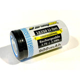 18350 Li-Ion 900 mAh Laddningsbart 123 Batteri EN STL