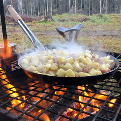 Jägarstekpanna Original Kolstål 21 cm EN STL
