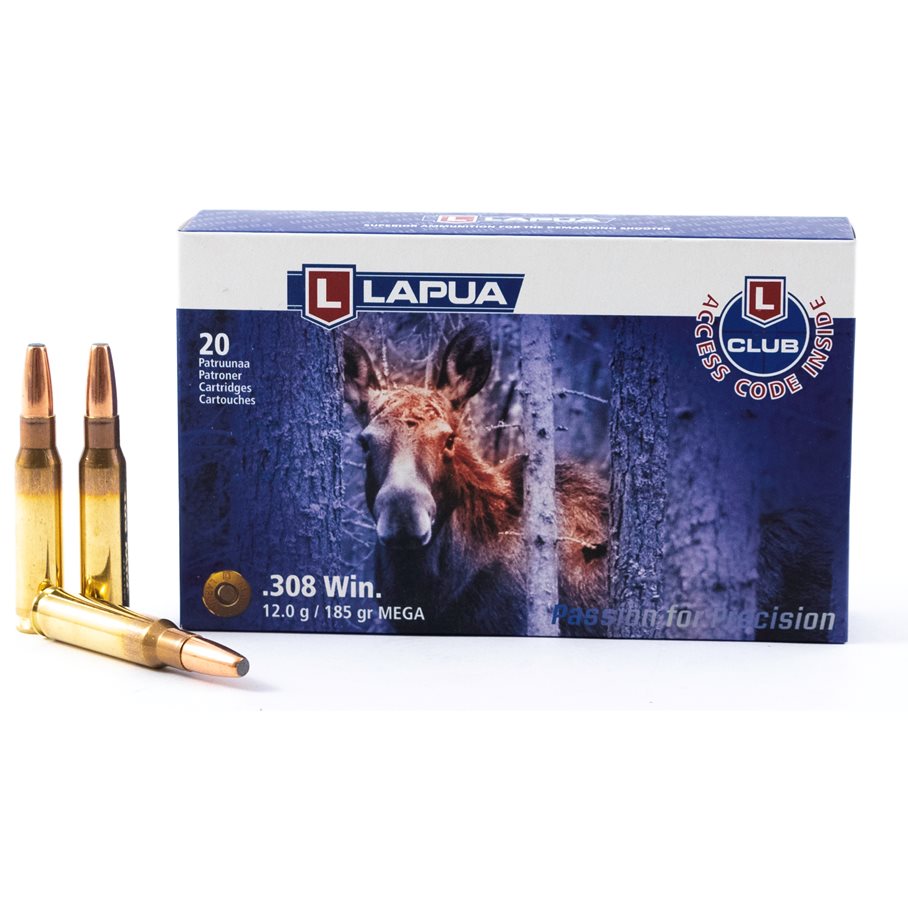 Mega .308 WIN / 185 GR / 12 G