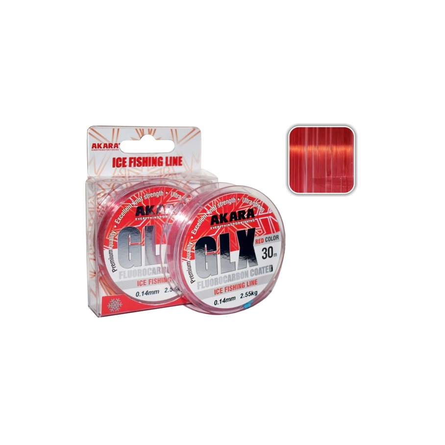 GLX Ice Red 30 m RED / 0,10MM