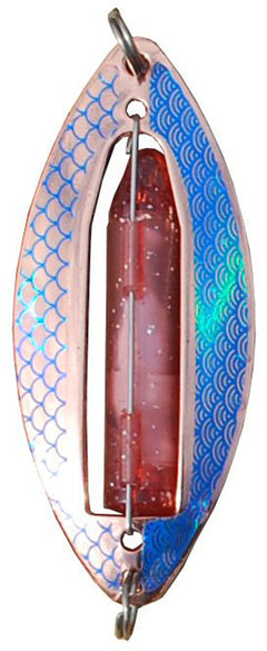 Rödingblänke Muskus COPPER/BLUE / 81 MM