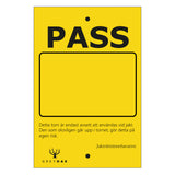 Passkylt Jakttorn YELLOW / EN STL