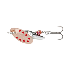 Sticklebait Spinner SILVER RED DOT / #2