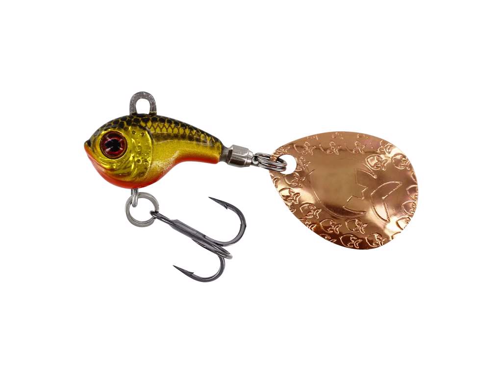 Dropbite Tungsten Spin Tail Jig FIRETIGER / 18 MM / 9 GRAM