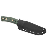 No.10 Swedish Forest Knife Micarta Rostfri Kydex ONE SIZE