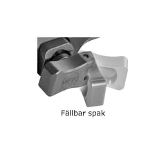 MAKuick för Blaser R93 SVART / 1TUM/26MM, STANDARD SPAK, 2,5MM HÖJD