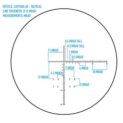 Latitude 15-45x65 MRAD taktisk tubkikare ONE SIZE