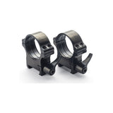 Weaver 36mm QR stålringar 10MM