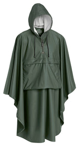 Poncho Gustav GRÖN / ONE SIZE
