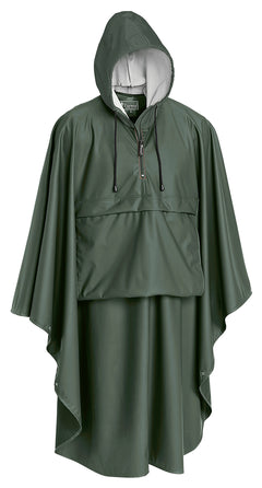 Poncho Gustav GRÖN / ONE SIZE
