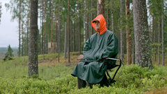 Poncho Gustav GRÖN / ONE SIZE