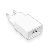 USB-laddare 2A - 5v VIT / ONE SIZE